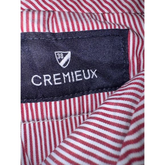 CREMIEUX Mens 33x32 Chino Pants Blue Chambray Cotton Spandex Blend Casual - Picture 3 of 5